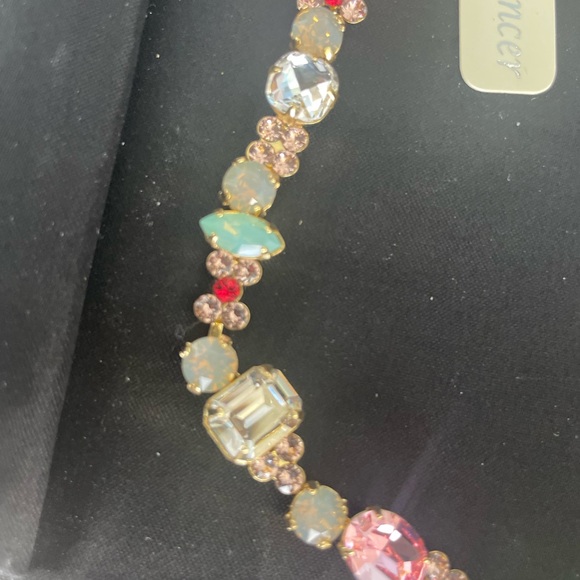 Sorrelli Classic Tennis Necklace, 20”, crystals & Pacific opal - Picture 2 of 3